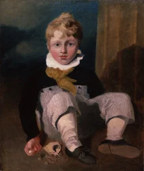 Ragazzo che gioca a biglie (Henry Cotman) 1808