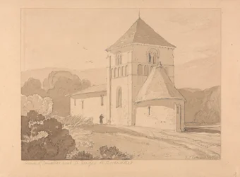 Chiesa di Yainville, vicino a Saint Georges de Bocherville, Normandia