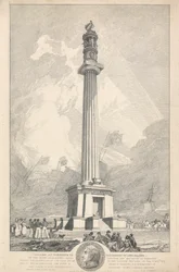 Colonna a Yarmouth in memoria di Lord Nelson