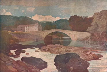 Greta Bridge, c1807, 1911