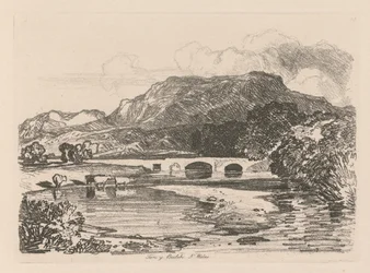 Liber Studiorum: Tavola 14, Tan-y-Bwlch, Merionethshire, Galles del Nord