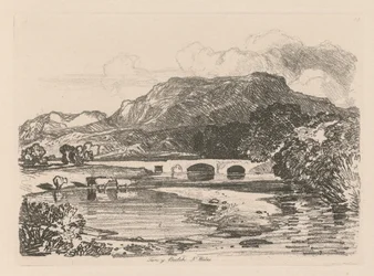 Liber Studiorum: Tavola 14, Tan-y-Bwlch, Merionethshire, Galles del Nord