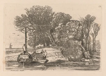 Liber Studiorum: Tavola 19, Postwick Grove, Norfolk