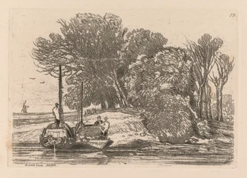 Liber Studiorum: Tavola 19, Postwick Grove, Norfolk, 1838