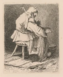 Liber Studiorum: Tavola 44, Schizzo dopo Rembrandt