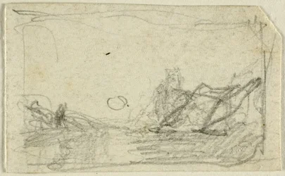 La luce della luna sul paesaggio