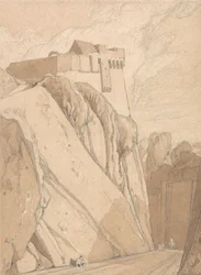 Parte delle vecchie fortificazioni a Saint Lo, Normandia
