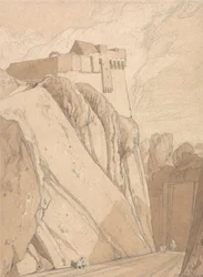 Parte delle vecchie fortificazioni di Saint Lo, Normandia