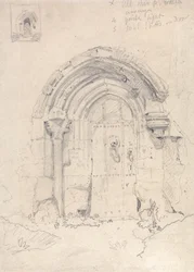 Portico della chiesa di Stratton Saint Mary, Norfolk