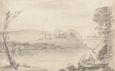 Rovina su un Lago, nello Stile di Richard Wilson