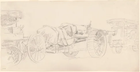Rimorchi per cannoni, Francia, 1918