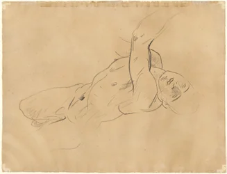 Nudo maschile cadente [verso]