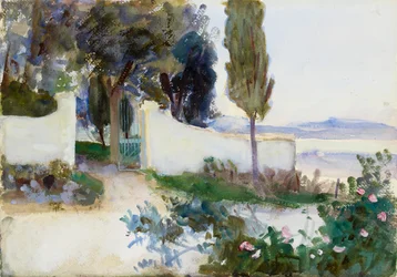 Cancelli di una villa in Italia