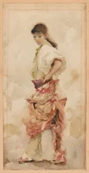 Ragazza in costume spagnolo