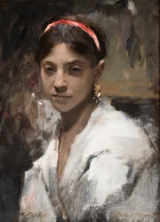 Testa di una ragazza di Capri, 1878