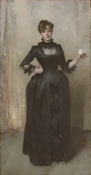 Signora con la rosa (Charlotte Louise Burckhardt), 1882