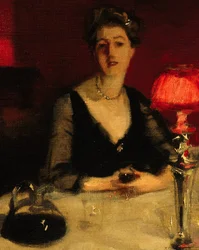 Le Verre de porto (dettaglio)