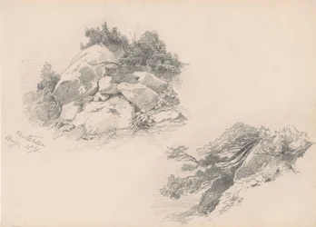 Rocce e cespugli, Hintersee, Germania, 1871