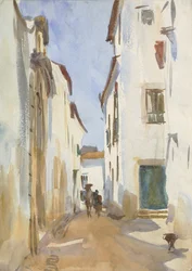 Strada in una città mediterranea