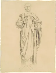 Studio per "Dogma della Redenzione: Friso di Angeli"