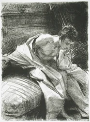 Studio di un giovane seduto, 1895