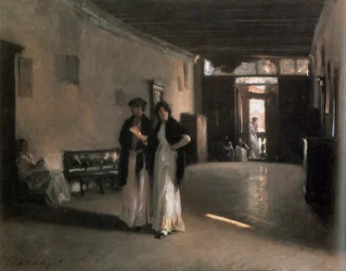 Interno veneziano, 1880-82 circa (olio su tela)