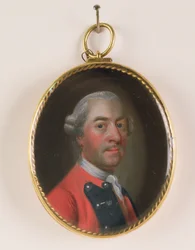 Ritratto in miniatura di Sir John St. Clair