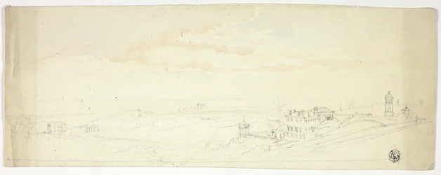 Vista panoramica della città di mare