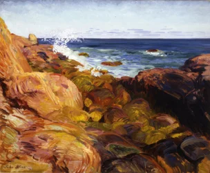 Il burrone con la bassa marea