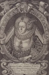 Frances, Duchessa di Richmond (1578-1639) da Generall Historie of Virginia, 1624