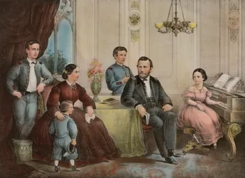 Il generale Grant e la sua famiglia - Dedicato con rispetto al popolo degli Stati Uniti