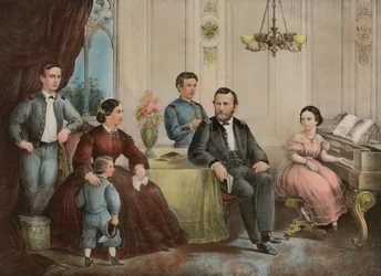 Il generale Grant e la sua famiglia