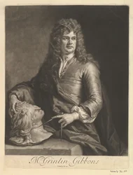 Ritratto di Grinling Gibbons, 1690