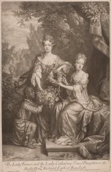 La Signora Frances e la Signora Catherine Jones Figlie dell