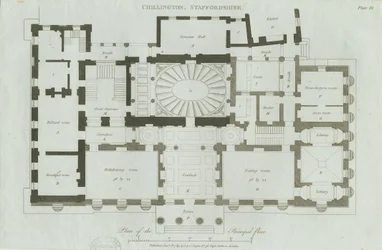 Chillington Hall: incisione