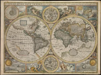 Nuova e accurata mappa del mondo