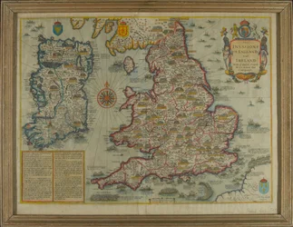 Mappa raffigurante le invasioni di Inghilterra e Irlanda con tutte le loro guerre civili dal Conquista, c.1627