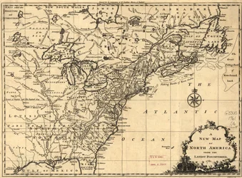 Una nuova mappa del Nord America basata sulle ultime scoperte. LOC 75693504