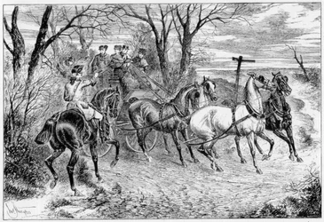 Un cavaliere della strada, 1881