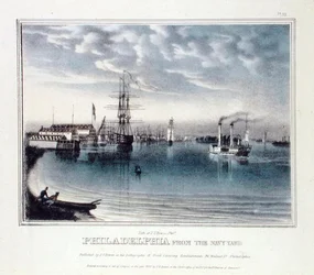Filadelfia dal cantiere navale, c.1840