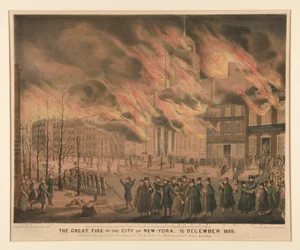 Il Grande Incendio della Città di New York, 16 dicembre 1835