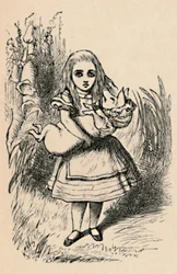 Alice che tiene un maiale tra le braccia, 1889
