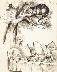 Scena dal Tea Party del Cappellaio Matto, c.1865