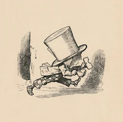Il Cappellaio Matto, nel capitolo Le Torte, 1889