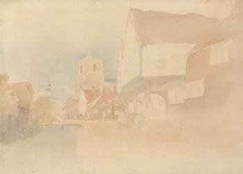 Veduta di Waltham Abbey, Herts, Essex