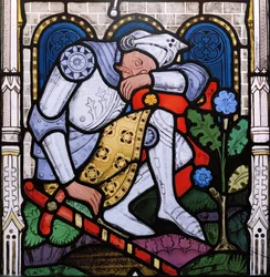 Cavaliere dormiente (dettaglio da La Resurrezione)
