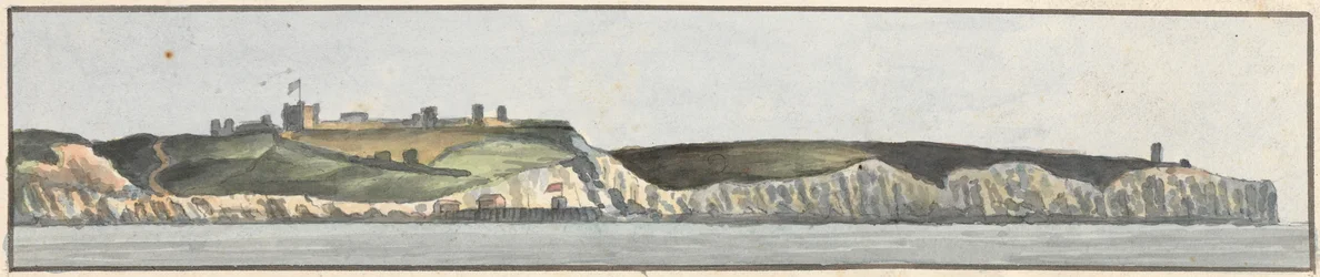 Castello di Dover, Nord Est, 1/2 Nord (uno di cinque disegni su un supporto)
