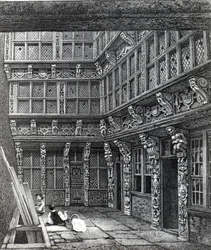 Un magnifico palazzo recentemente situato in Hart Street, Crutched Friars, pubblicato in 