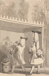 Hogarth che Dipinge nei Giardini di Vauxhall alla Presenza di Jonathan Tyers