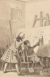 Hogarth che dipinge 